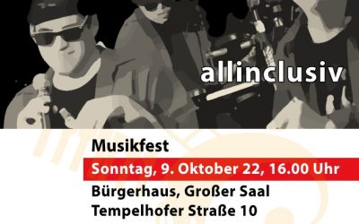 Irre Typen – Musikschule Obertshausen präsentiert am 09. Oktober 2022 im Bürgerhaus